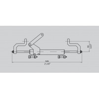 Vérin de Direction Hydraulique Mavimare Inboard 80 cm3